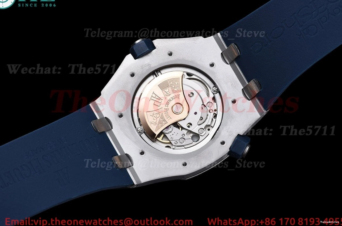 RU Stk Offshore Royal MY8215 15710 SS Diver 42mm GDF Blue Oak 0107